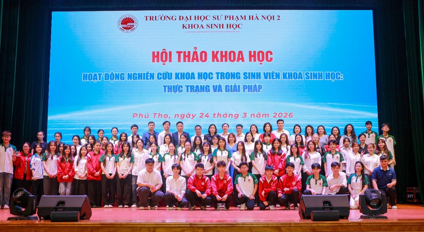 Hội thảo Khoa học: Hoạt động nghiên cứu khoa học trong sinh viên Khoa Sinh học – Thực trạng và giải pháp
