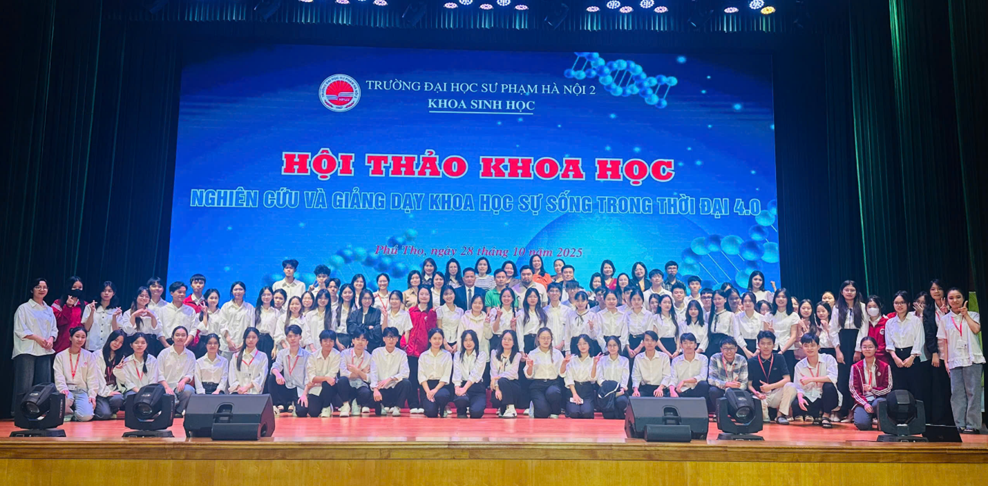 Hội thảo khoa học “Nghiên cứu và giảng dạy khoa học sự sống trong thời đại 4.0”: Kết nối tri thức, lan tỏa sáng tạo, hướng tới phát triển bền vững