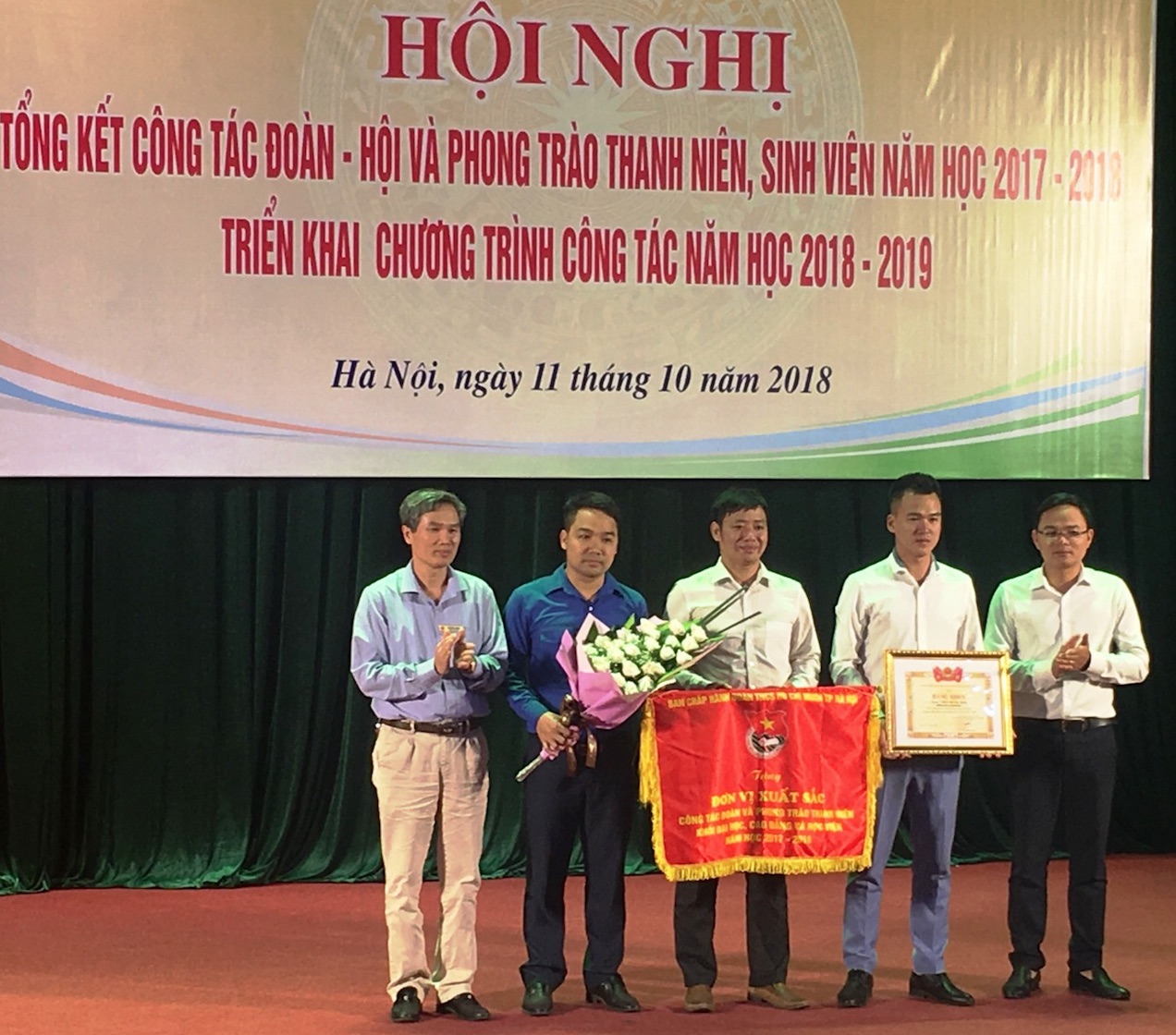 Đoàn Thanh niên, Hội Sinh viên trường đạt thành tích xuất sắc 5 năm liên tiếp